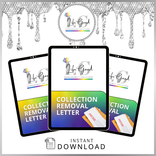 DIY Collection Removal Letter