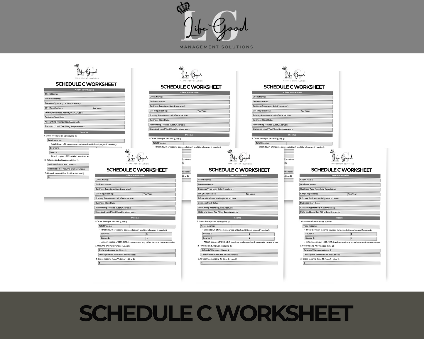 Schedule C Worksheet