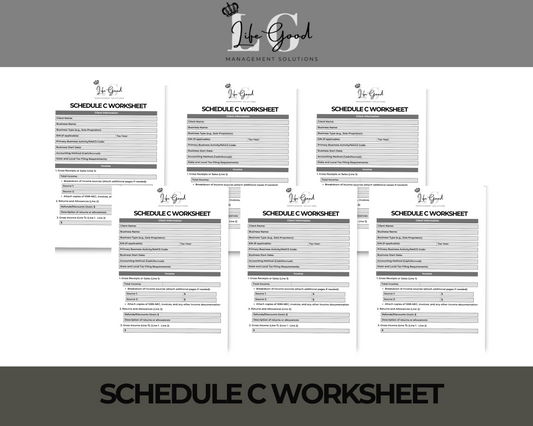 Schedule C Worksheet